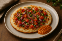 Quick Overnight Fermented Batter: Dosa, Uttapam & Pancakes