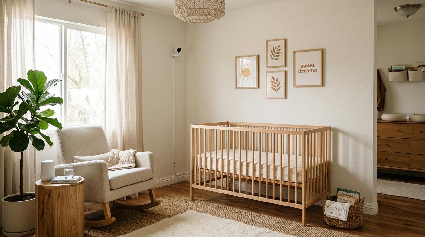 Baby Monitor Placement Checklist: Cords, Crib Distance, Wi‑Fi and Safe Sleep by Rhea Menon Baby Monitor Placement Checklist: Cords, Crib Distance, Wi‑Fi and Safe Sleep by Rhea Menon