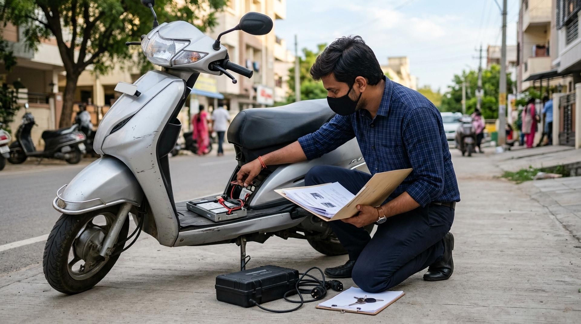 Used Electric Scooter Buying Checklist India: Battery, Warranty, Charger, RC Transfer and Insurance Checks by Meera Joshi