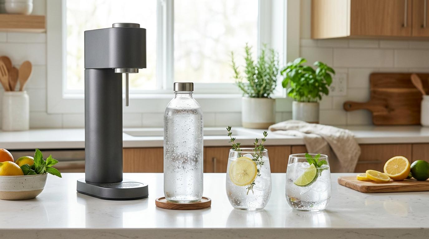 Soda Maker vs Bottled Sparkling Water: What Should You Buy for Home Mocktails? by Kavya Trivedi Soda Maker vs Bottled Sparkling Water: What Should You Buy for Home Mocktails? by Kavya Trivedi