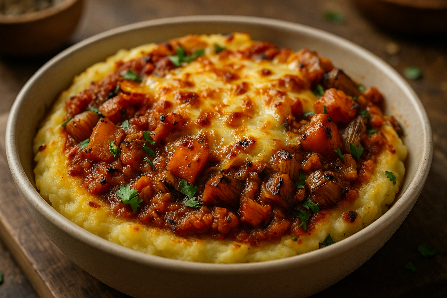 Mashed Potato Bake Recipe with Cheesy Indian Masala Twist by Hetvi Patel Mashed Potato Bake Recipe with Cheesy Indian Masala Twist by Hetvi Patel