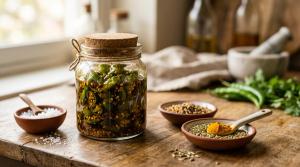 Fermented Green Chilli Pickle: Salt, Brine, Oil and Safety Rules by Sanjeev Kapur on AllBlogs
