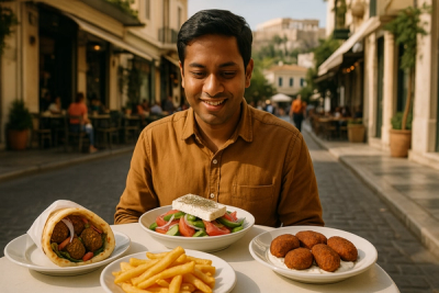 Athens Vegetarian Food Guide for Indian Travelers