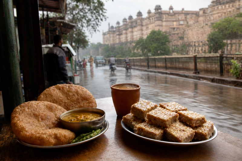 Gwalior Rainy Morning Food Stops: Bedai to Gajak by Kavya Trivedi on AllBlogs Gwalior Rainy Morning Food Stops: Bedai to Gajak by Kavya Trivedi on AllBlogs
