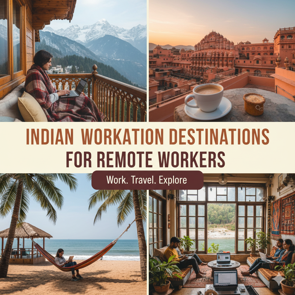 Best Indian Workation Destinations for Remote Workers by Anya Sharma Best Indian Workation Destinations for Remote Workers by Anya Sharma
