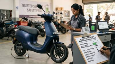 Electric Scooter First Service Checklist in India: What to Check Before You Visit the Service Center