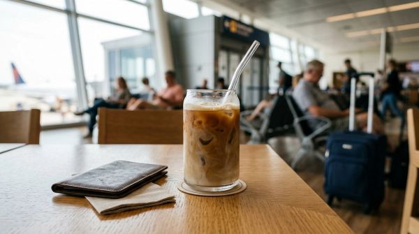 Airport Iced Coffee Before a Flight: Quick Checks for Dairy, Ice, and Caffeine