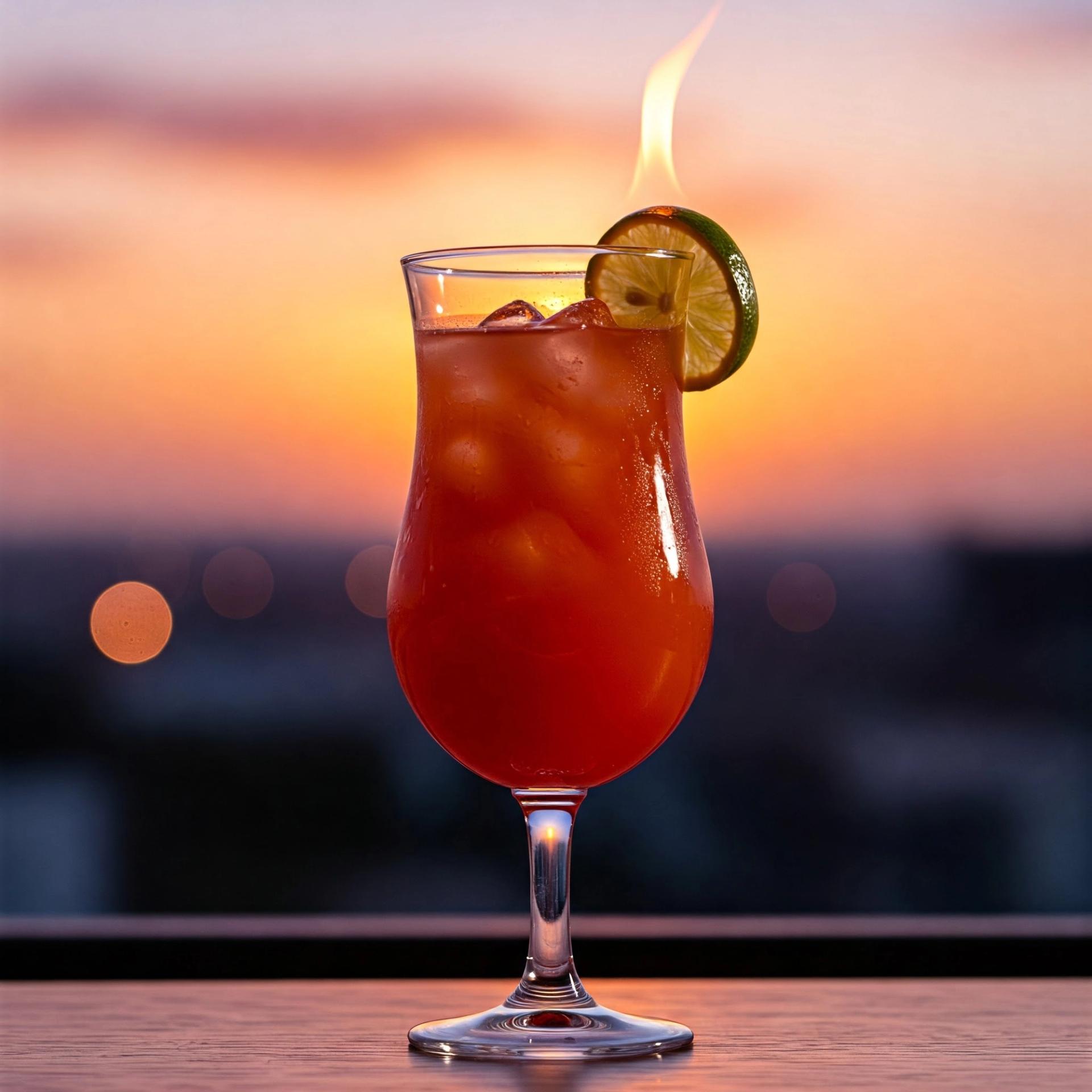 Sunset Firebomb Cocktail: Recipe & Unforgettable Experience by Komal patel 