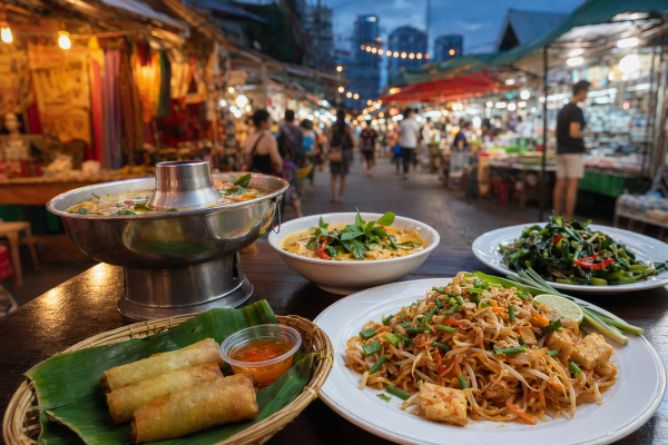 Thailand Night Market Food for Indian Vegetarians by Anya Sharma on AllBlogs