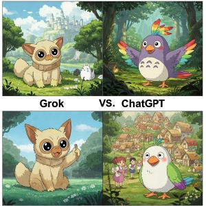 Grok vs ChatGPT: Ghibli Image Generation Battle! by Bhavya Bhut on AllBlogs