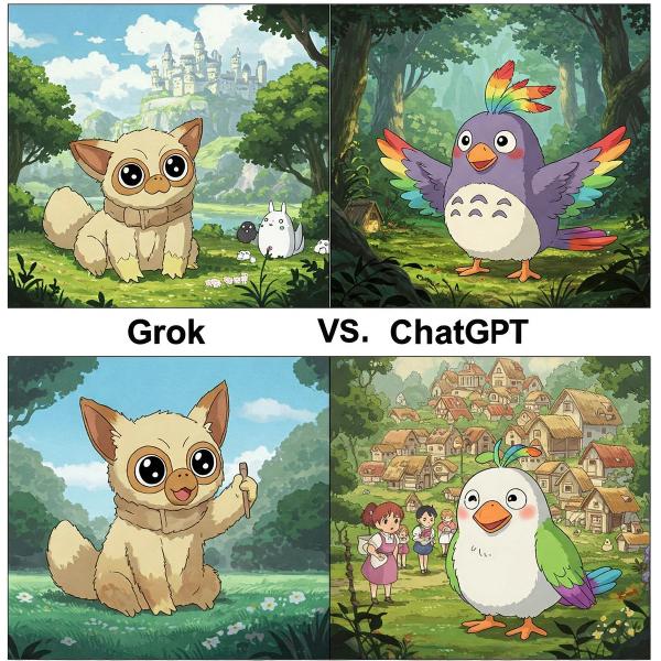 Grok vs ChatGPT: Ghibli Image Generation Battle! by Bhavya Bhut on AllBlogs