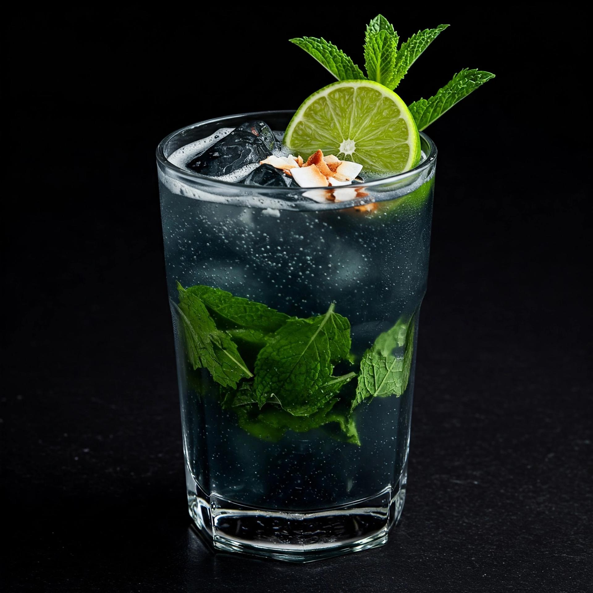 Charcoal Coconut Mojito Recipe: A Unique Dark Twist by Komal patel Charcoal Coconut Mojito Recipe: A Unique Dark Twist by Komal patel