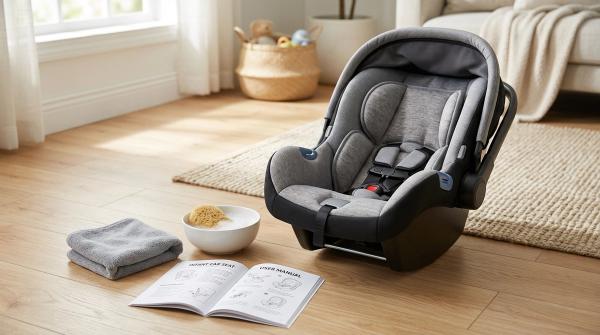 How to Clean a Baby Car Seat Safely Without Ruining the Straps by Rhea Menon on AllBlogs