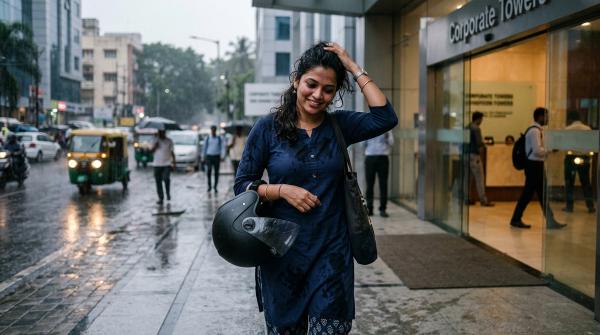 Helmet Hair in Humid Weather: How to Keep Your Scalp Fresh After Indian Monsoon Commutes by Kavya Rao on AllBlogs Helmet Hair in Humid Weather: How to Keep Your Scalp Fresh After Indian Monsoon Commutes by Kavya Rao on AllBlogs