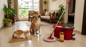 Pet-Safe Floor Cleaner for Indian Homes: Dogs, Cats and Phenyl Checks by Aditi Rao on AllBlogs