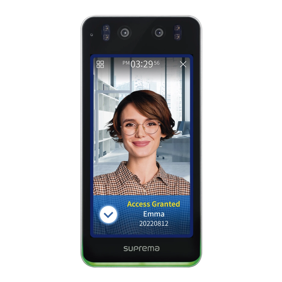 Suprema BioStation 3 Reconocimiento Facial, RFID EM+MIFARE+MultiCLASS+DESFire/EV1, IP65, IK06, BLE, WiFi, PoE (BS3-APWB), vista 2
