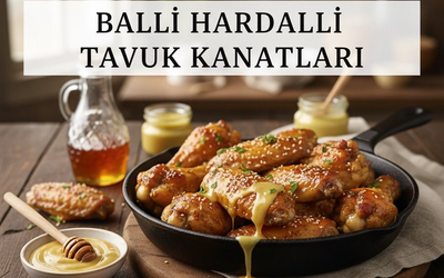 Ballı Hardallı Tavuk Kanatları