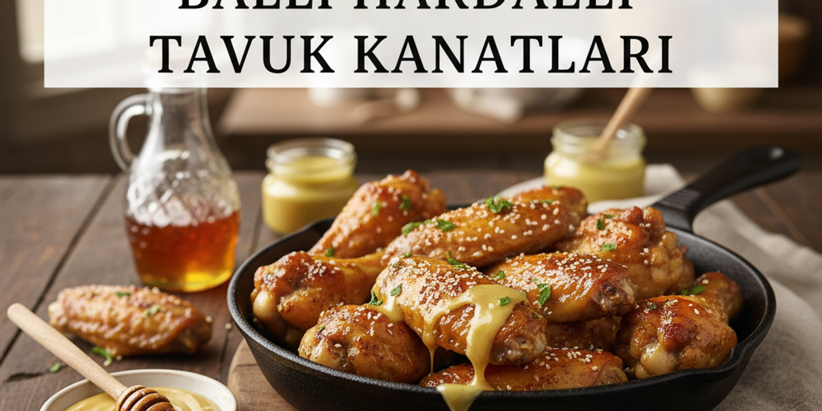 Ballı Hardallı Tavuk Kanatları