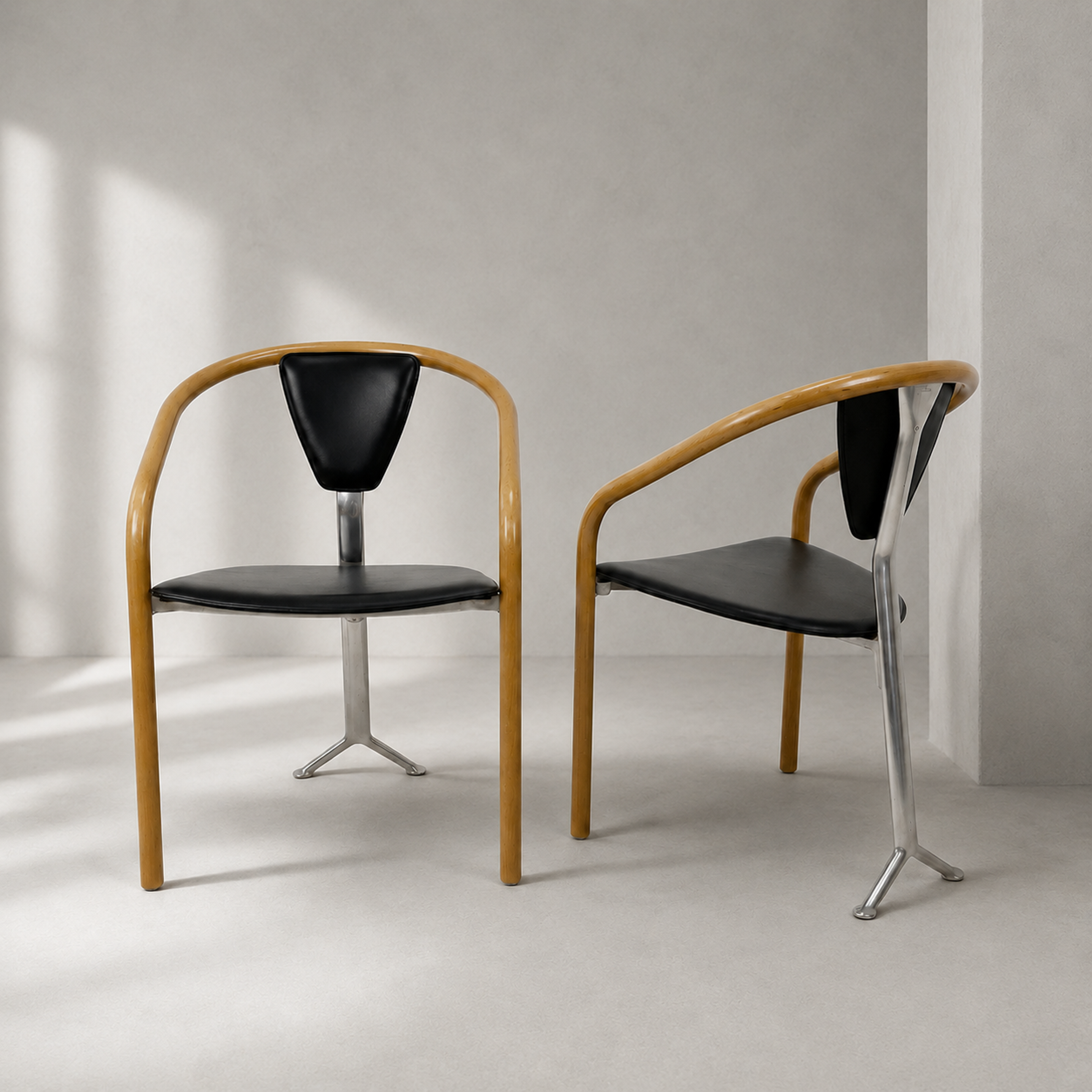 Rare “Tok” chair designed by Japanese designer Toshiyuki Kita for