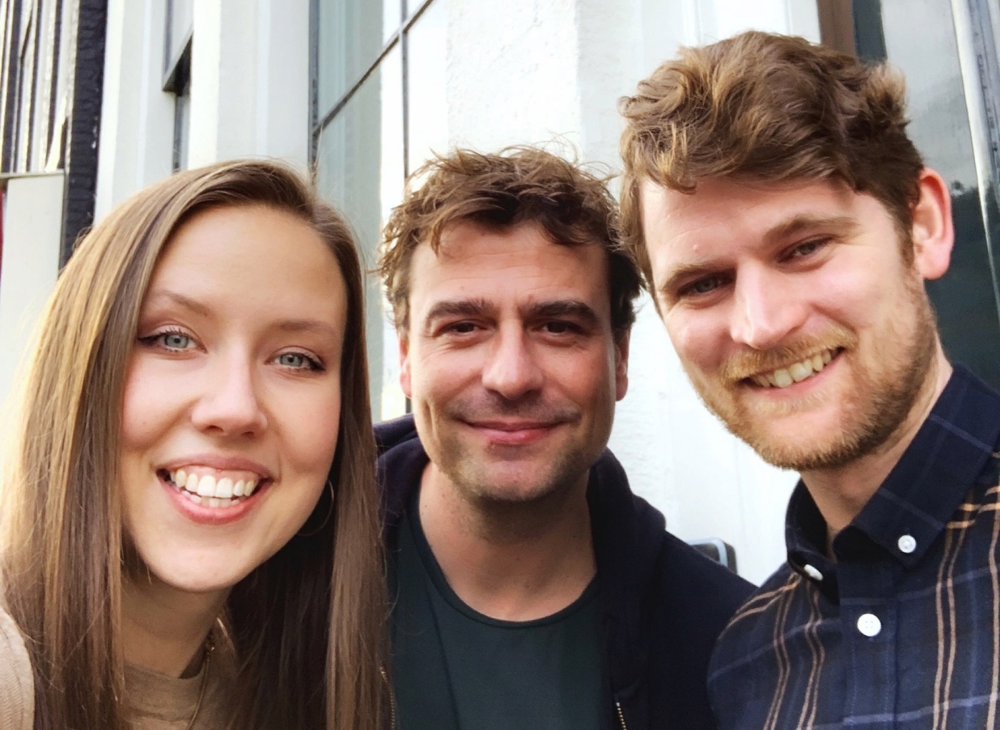 From left to right: Framer’s newest team members, Kait Creamer, Lennart Paasse, and Ed Mortlock.