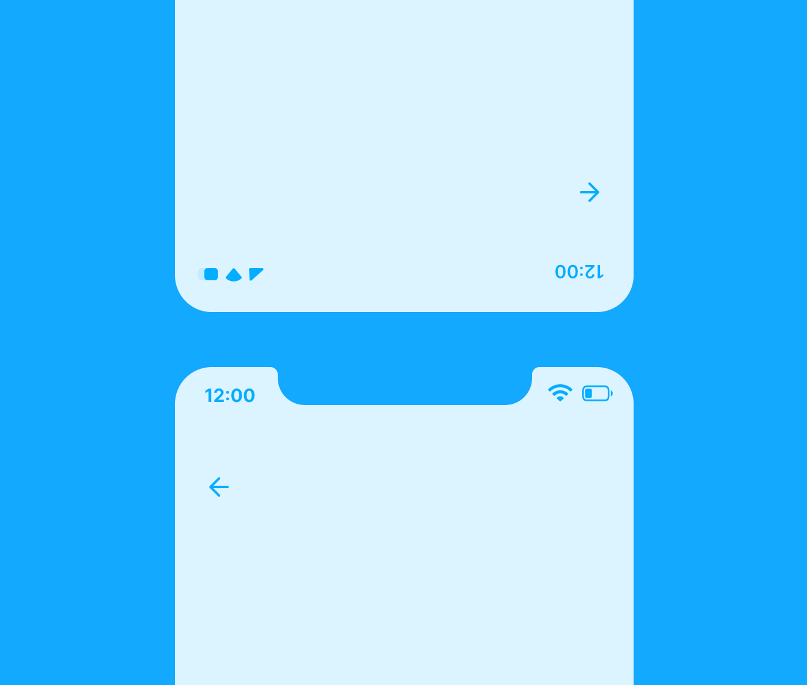 Create mockups for iOS and Android apps