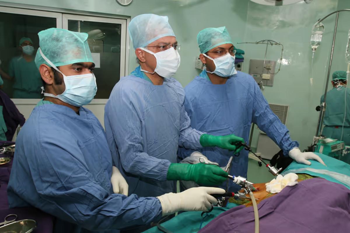 During surgery