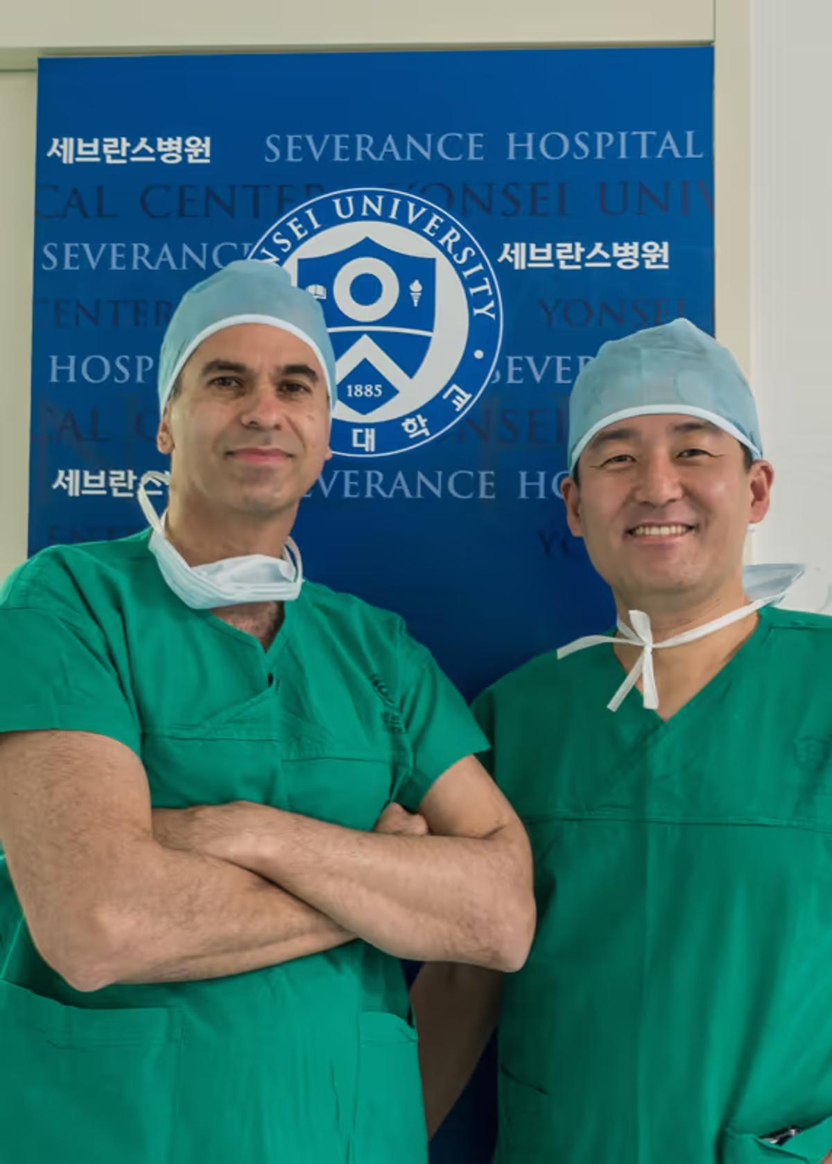 Professor Rha & Professor Christopher Eden in Korea