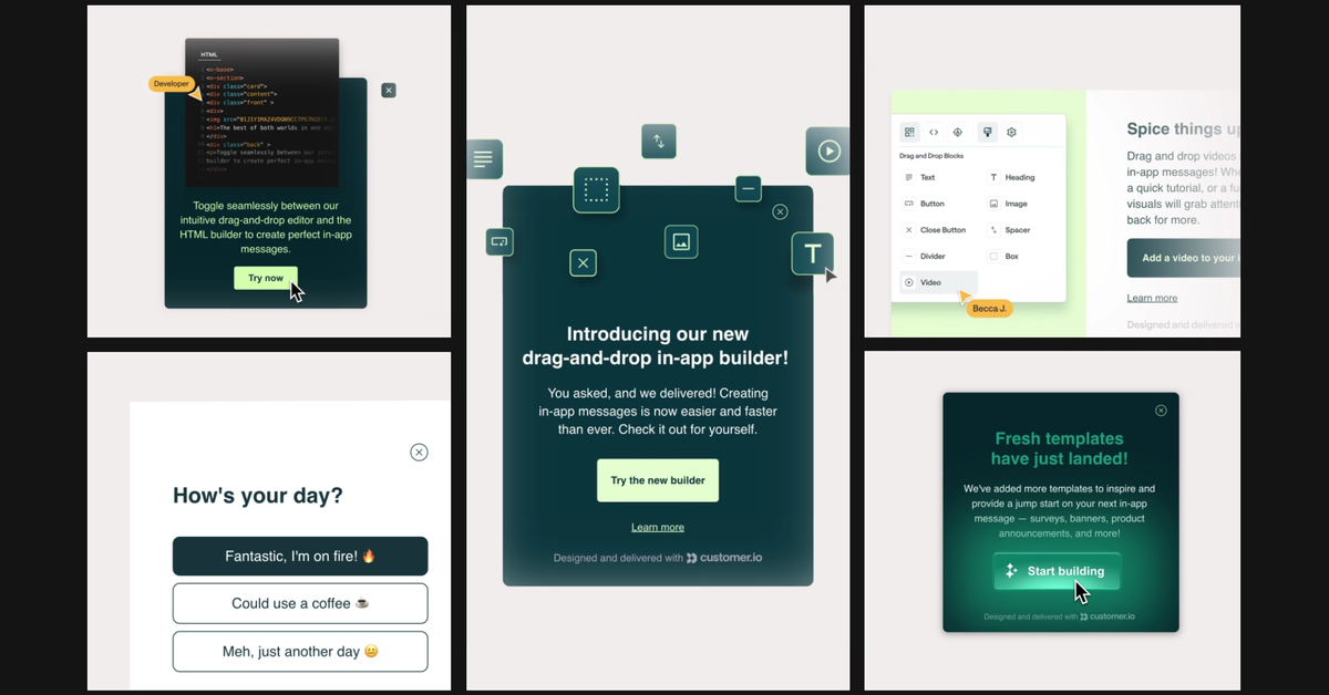 6 Awesome In-App HTML Templates You Can Copy | Customer.io