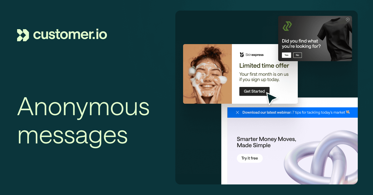 Anonymous messages | customer.io