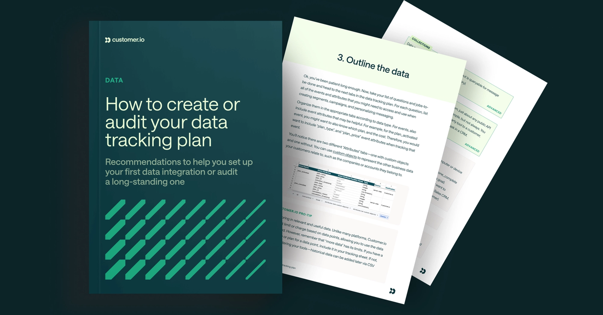 Data Tracking Guide and Templates | Customer.io