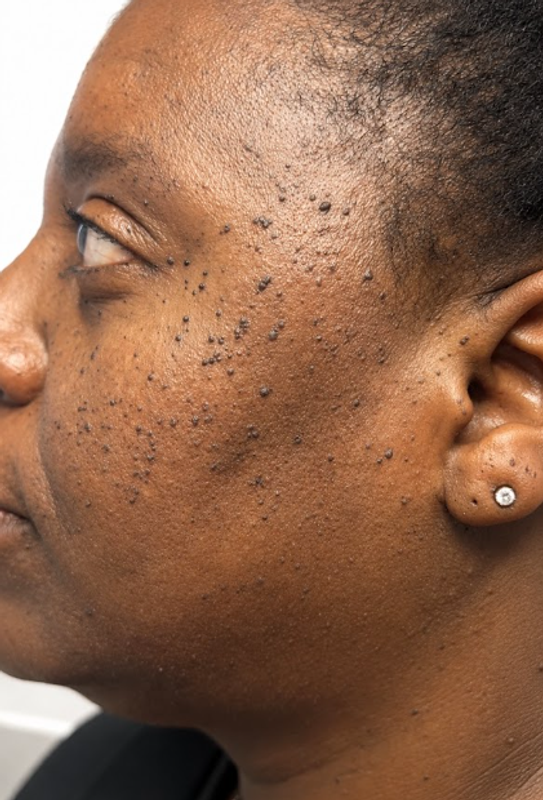 Skin Tag Removal — Clearer, Smoother-Looking Skin before treatment