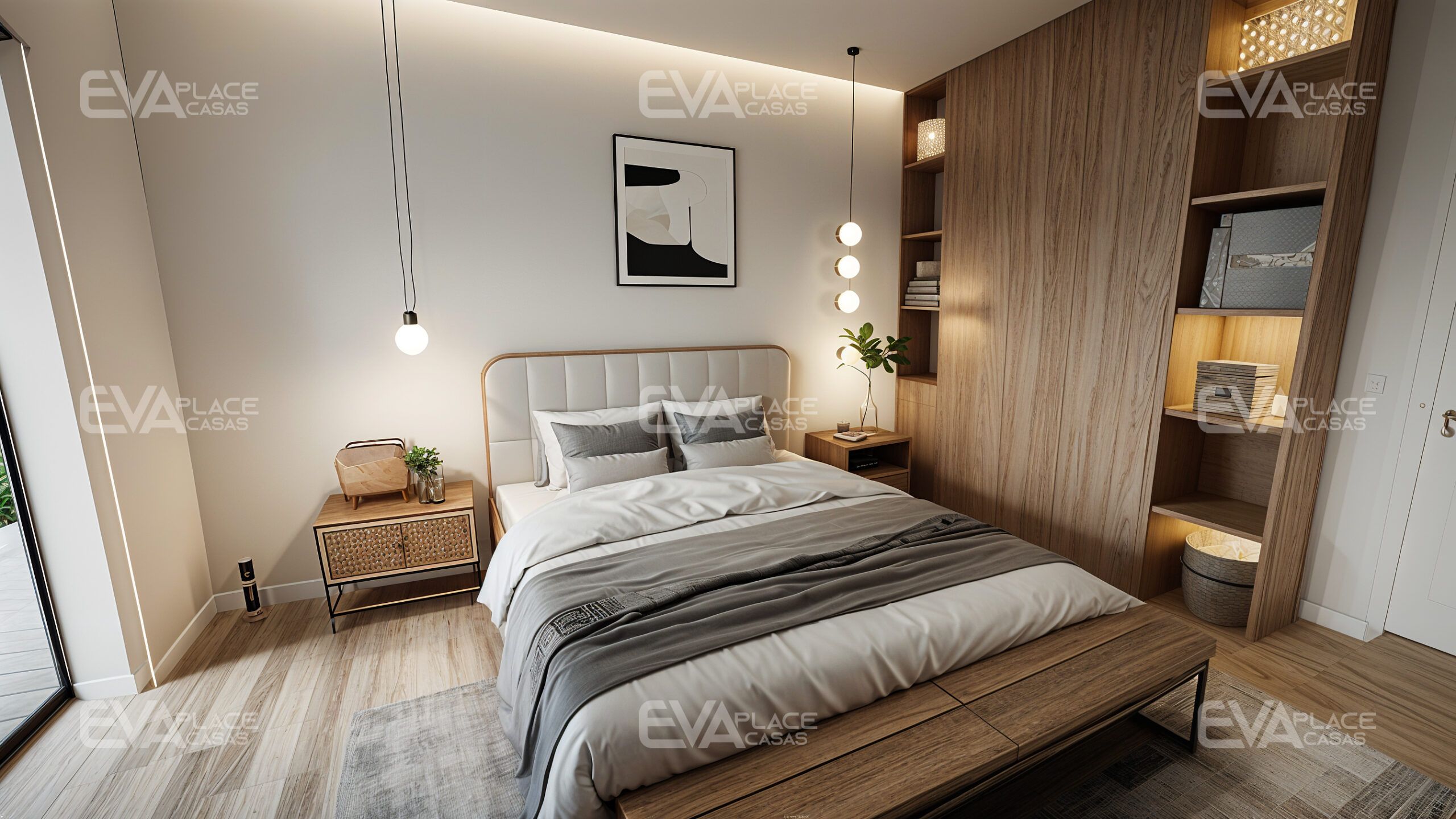 Quarto de casa em aço leve - EVAPLACE