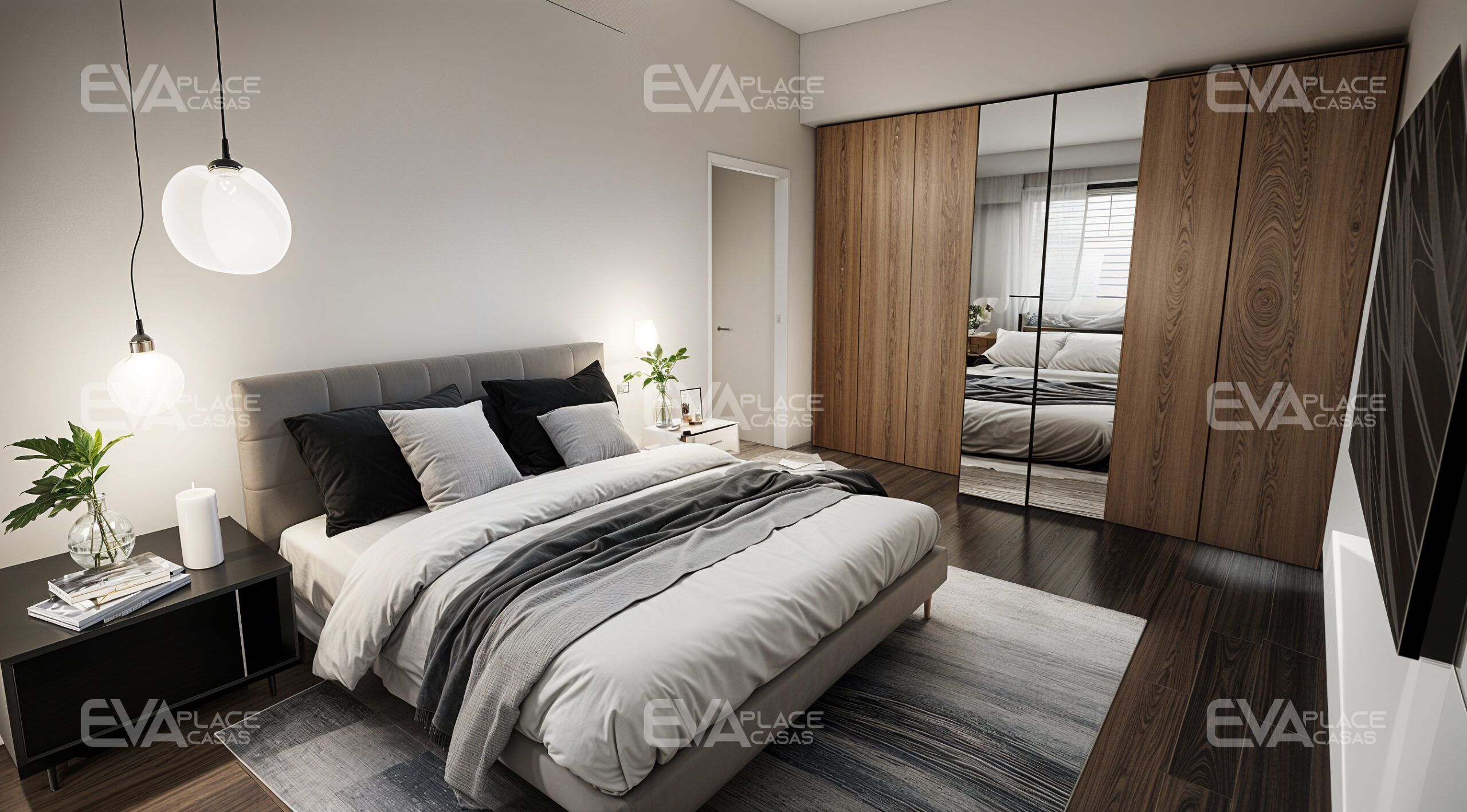 Suite de casa moderna em aço leve - EVAPLACE