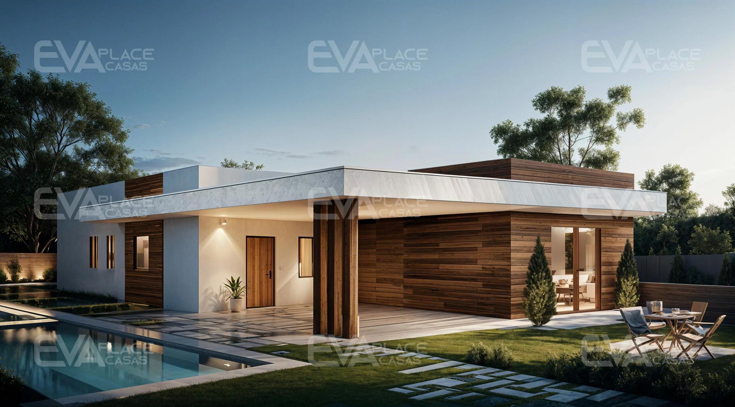 Casa moderna em aço leve - EVAPLACE