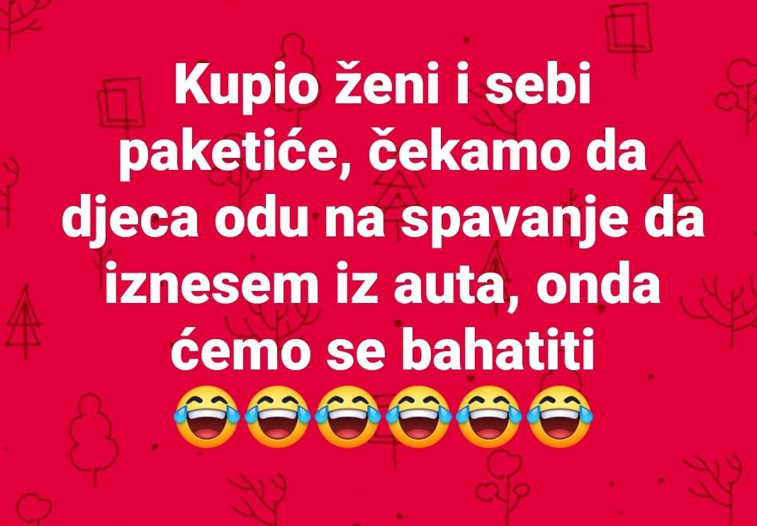 Kupio ženi i sebi paketiće