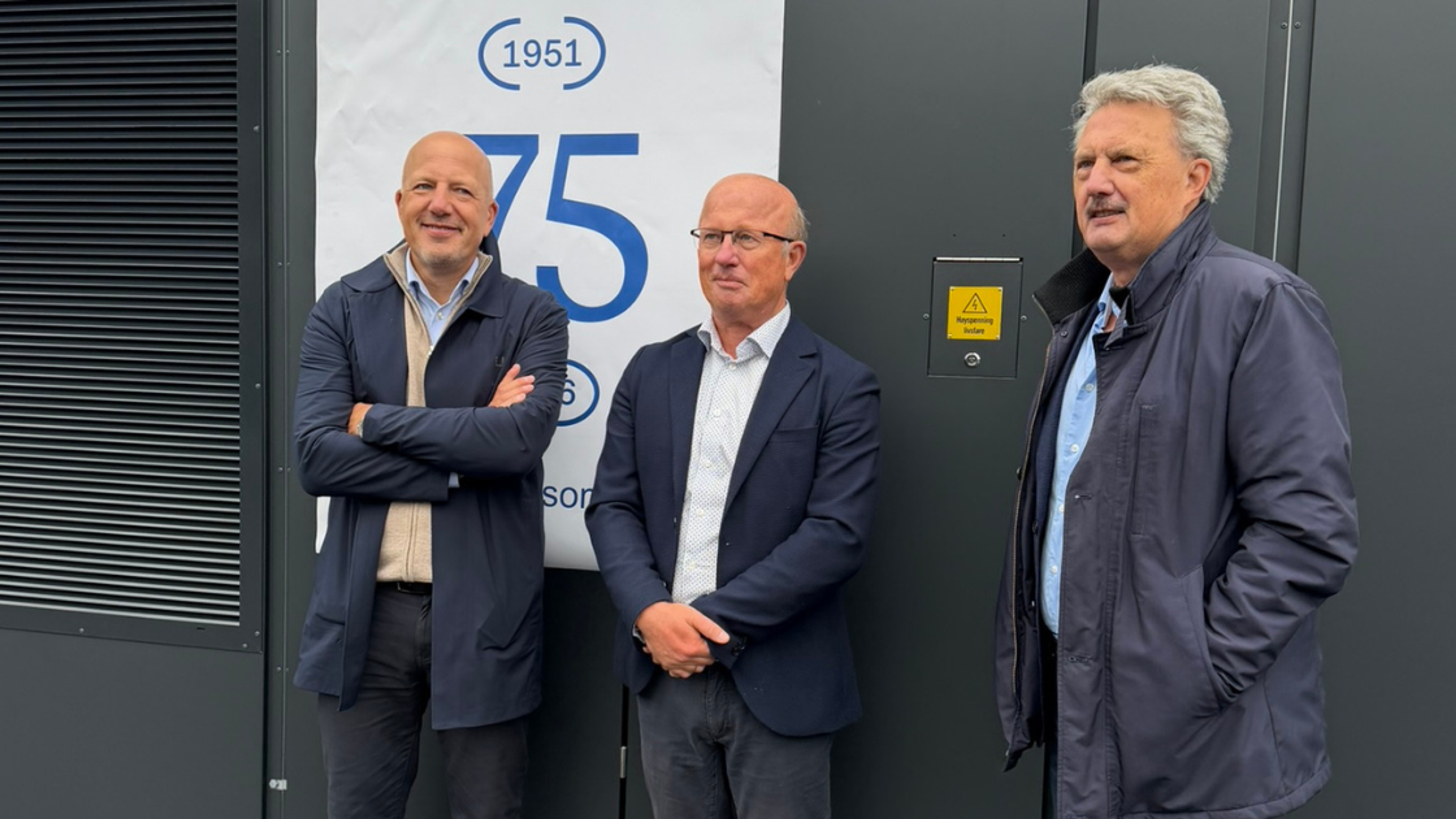 f.v. Jo, Tor og Dag Rieve-Kristiansen