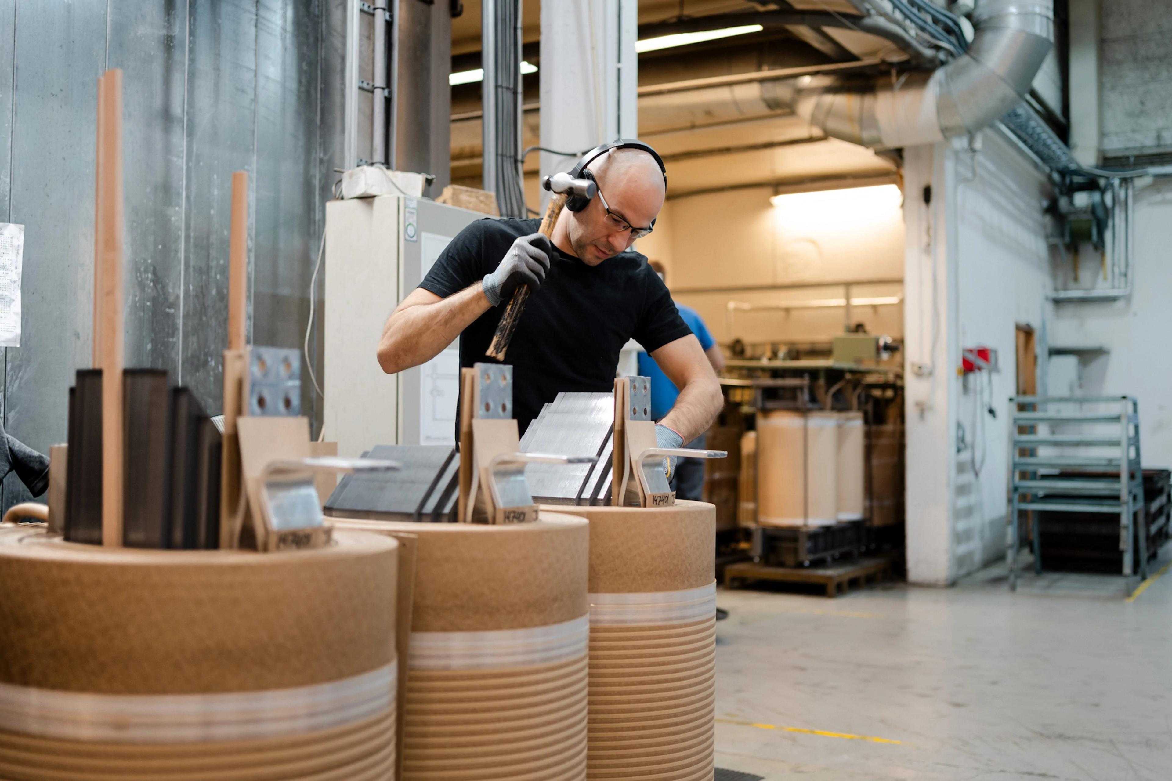 Materialgjenvinning av transformator
