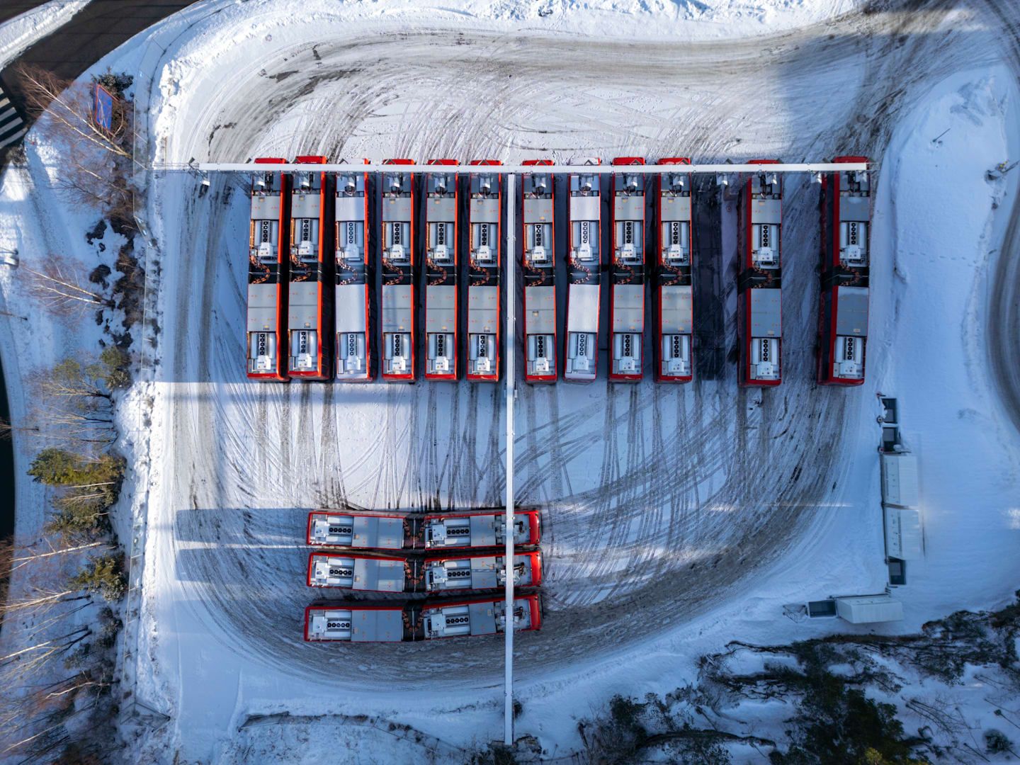 Ladeinfrastruktur for elektrisk transport