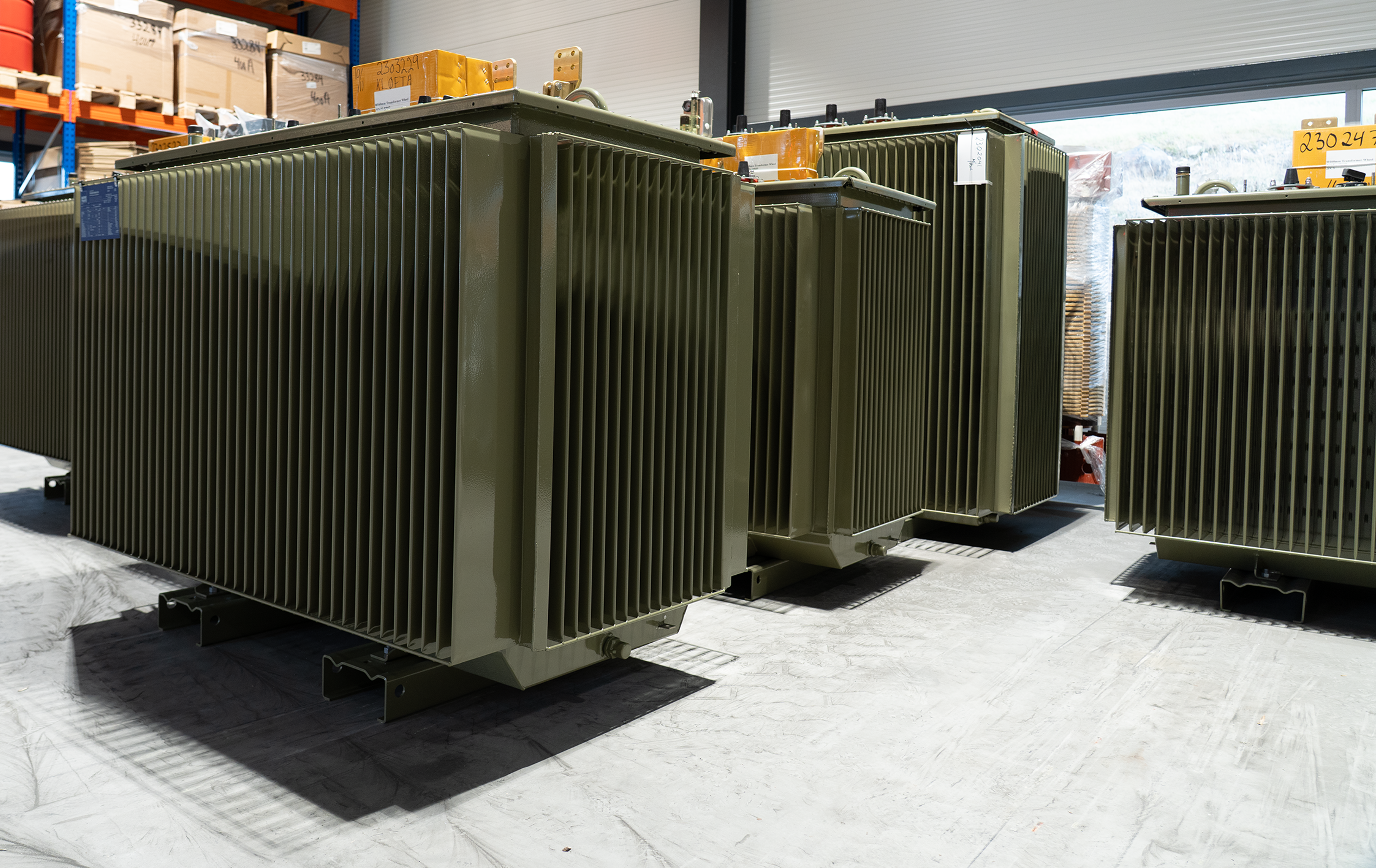 Transformatorer klare for levering