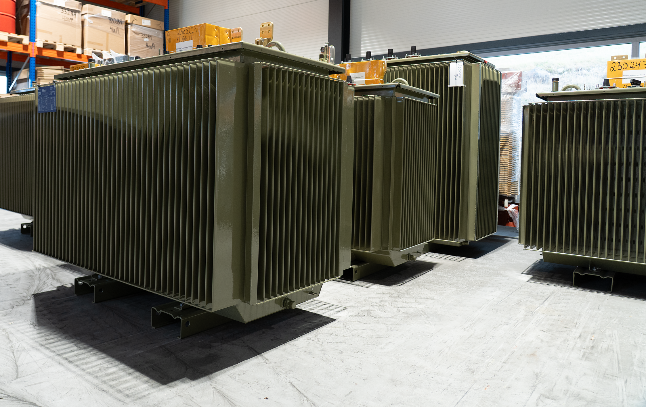 Transformatorer klare for levering