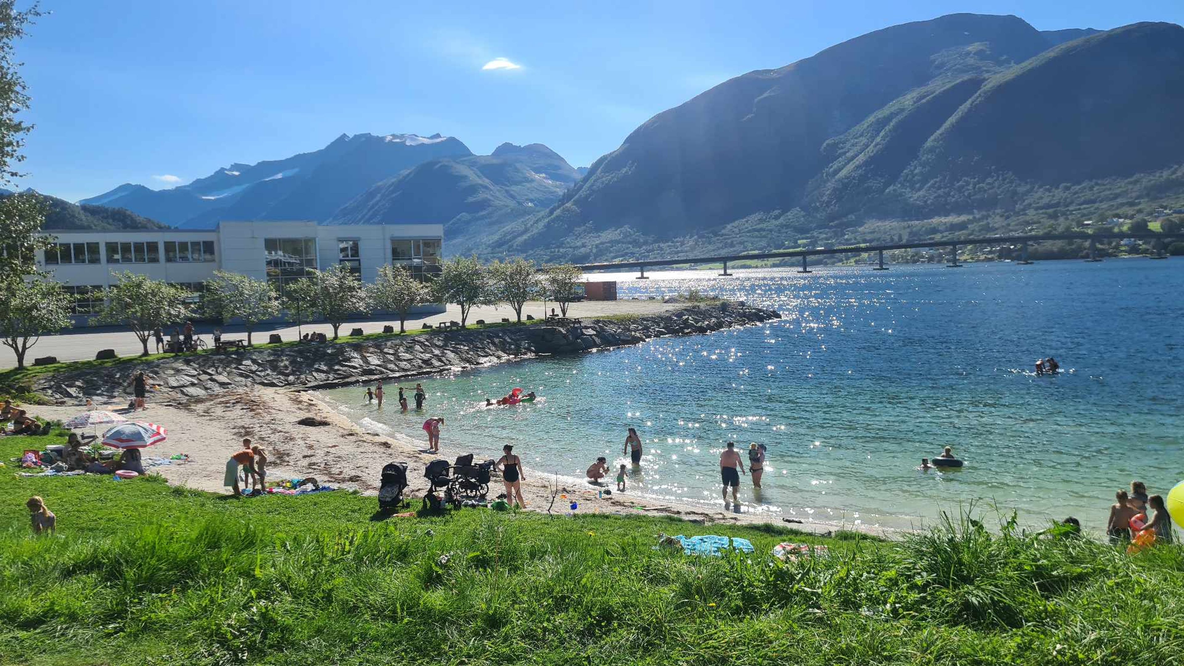Badestrand i Sykkylven