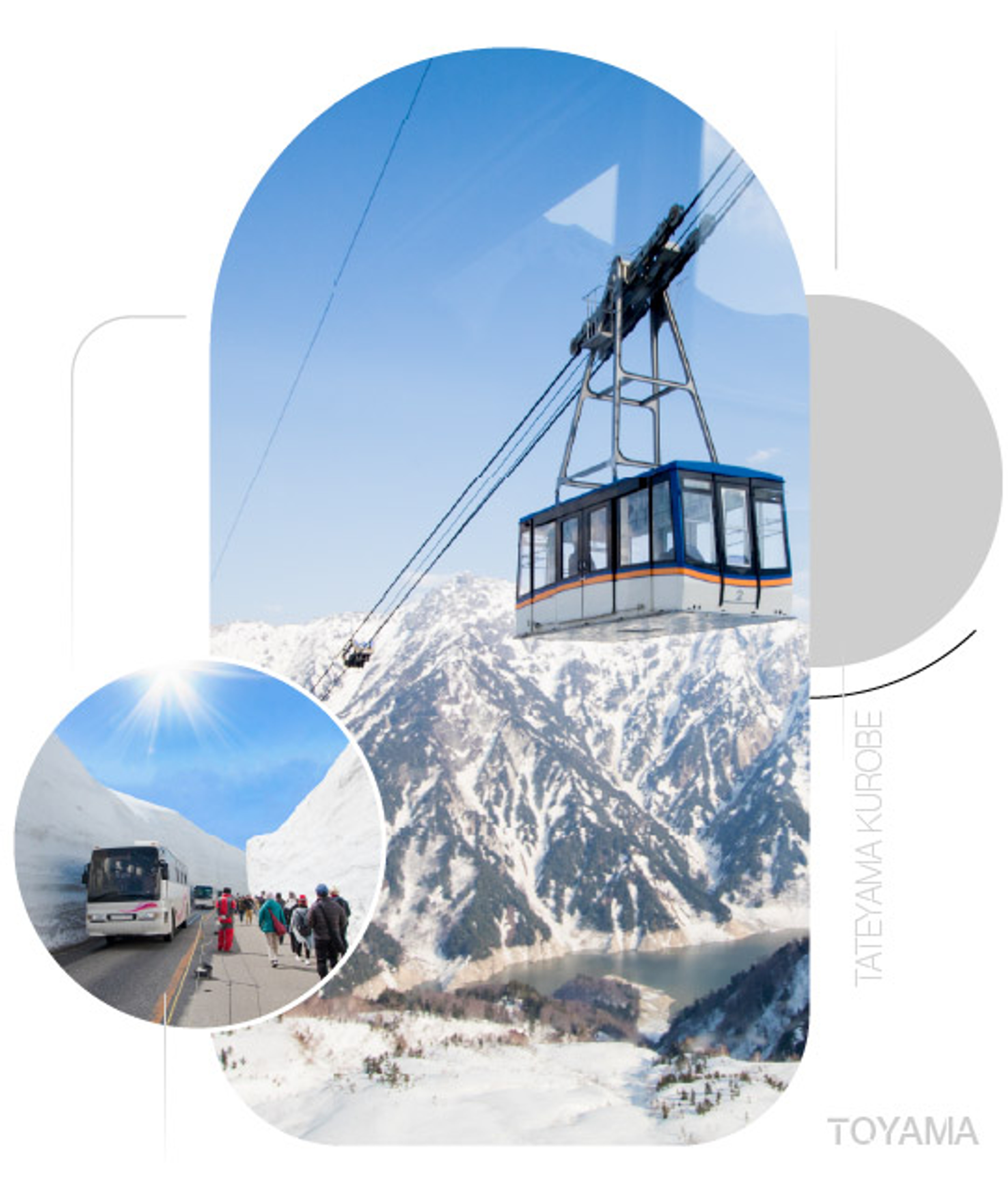 Tateyama Kurobe — Bức tường tuyết giữa núi cao
