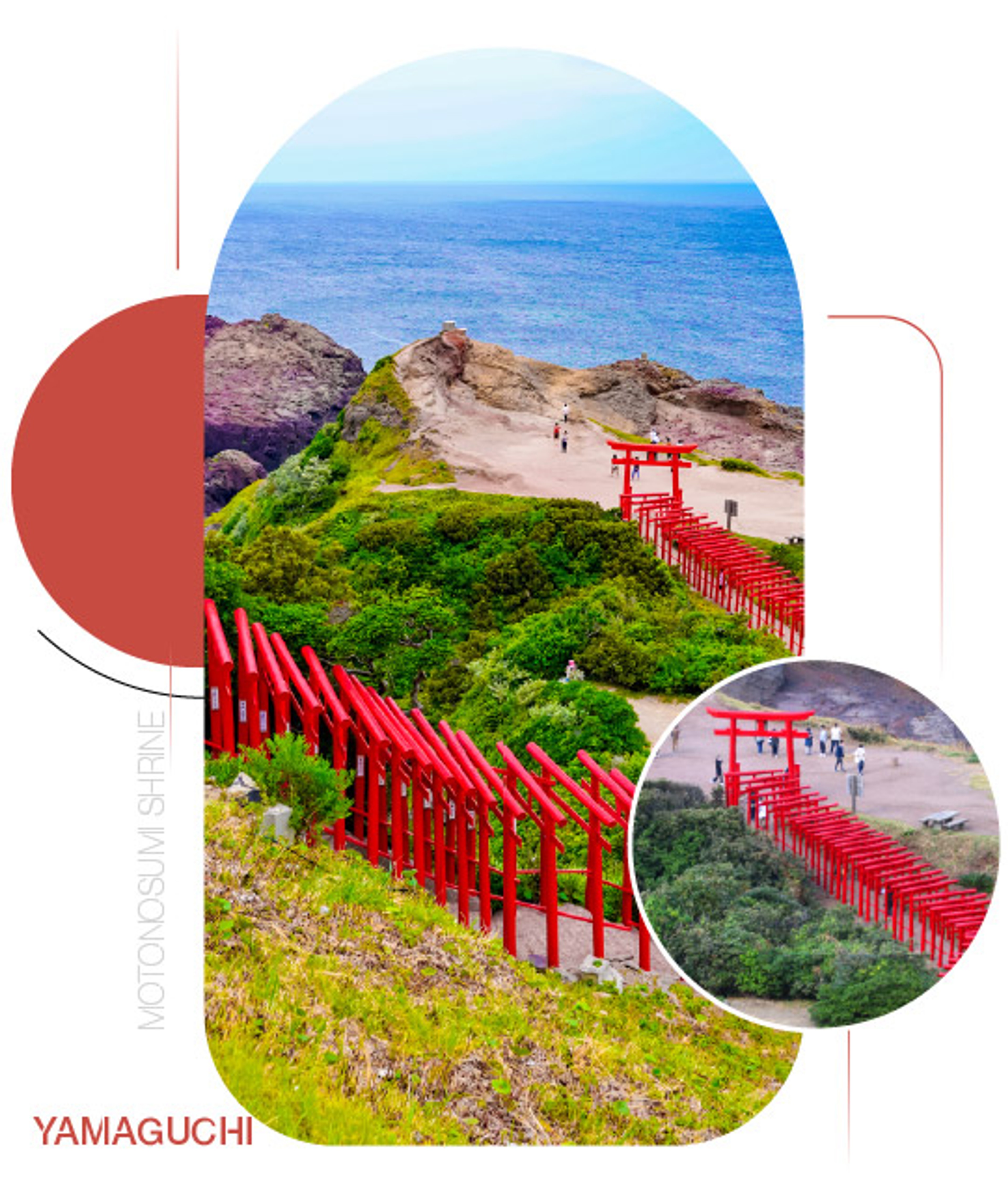 Motonosumi Shrine — 123 cánh cổng torii hướng ra biển