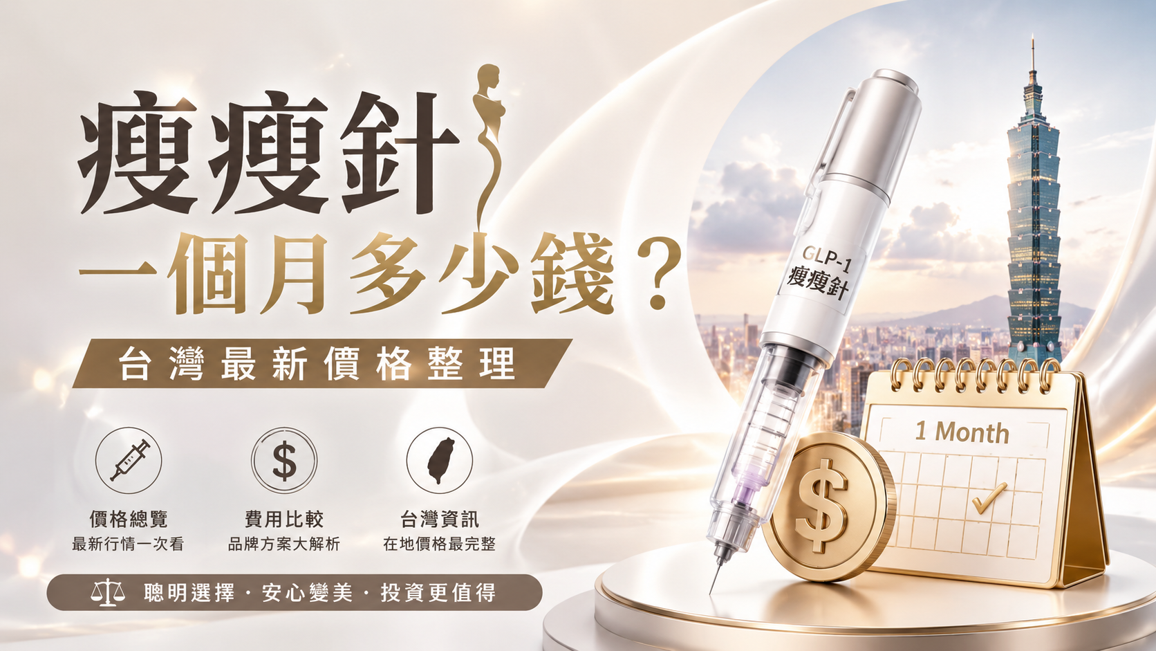 瘦瘦針一個月多少錢？台灣最新價格整理