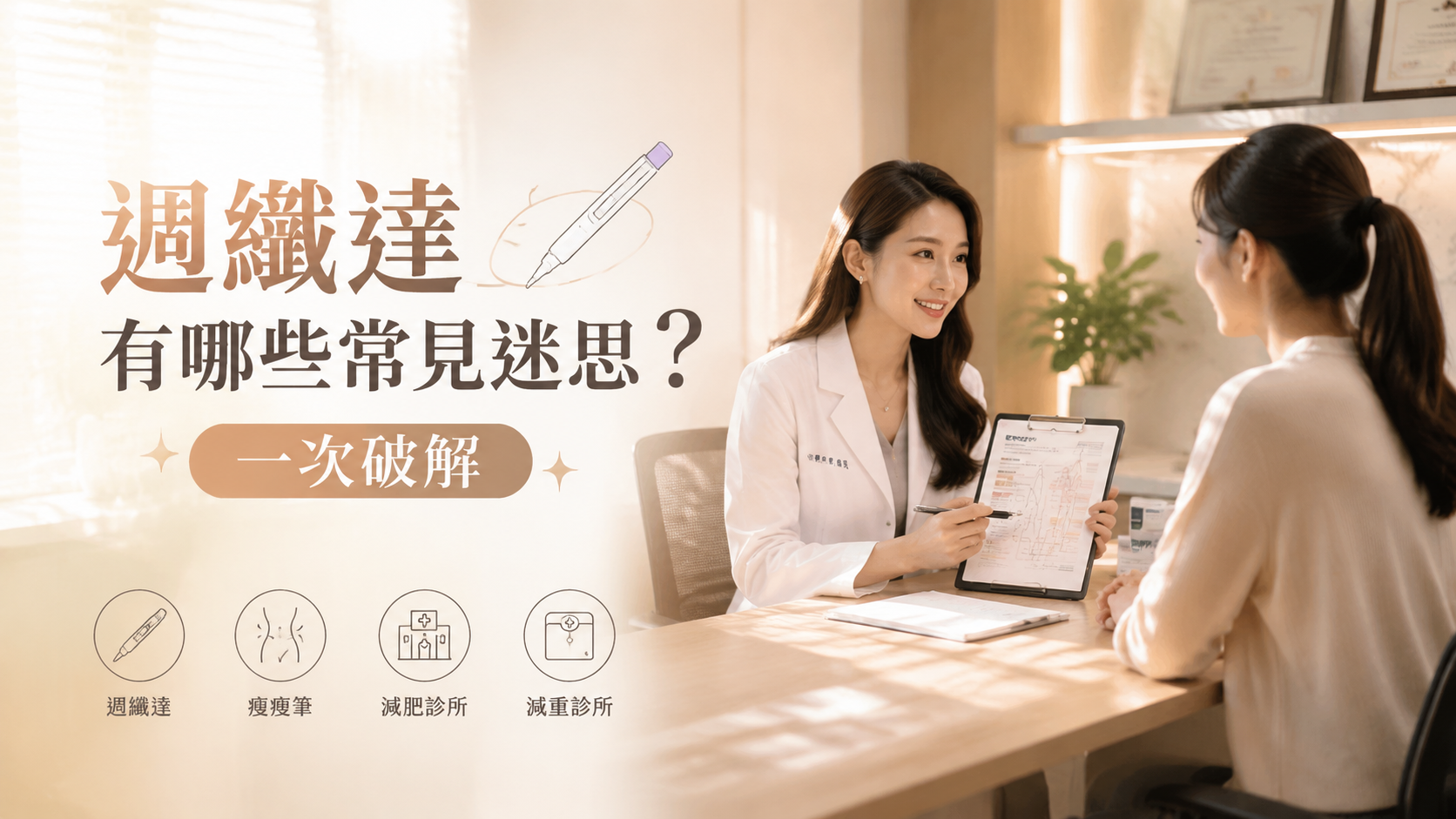 週纖達有哪些常見迷思？一次破解