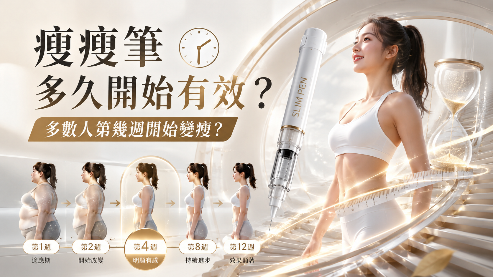 瘦瘦筆多久開始有效？多數人第幾週開始變瘦？
