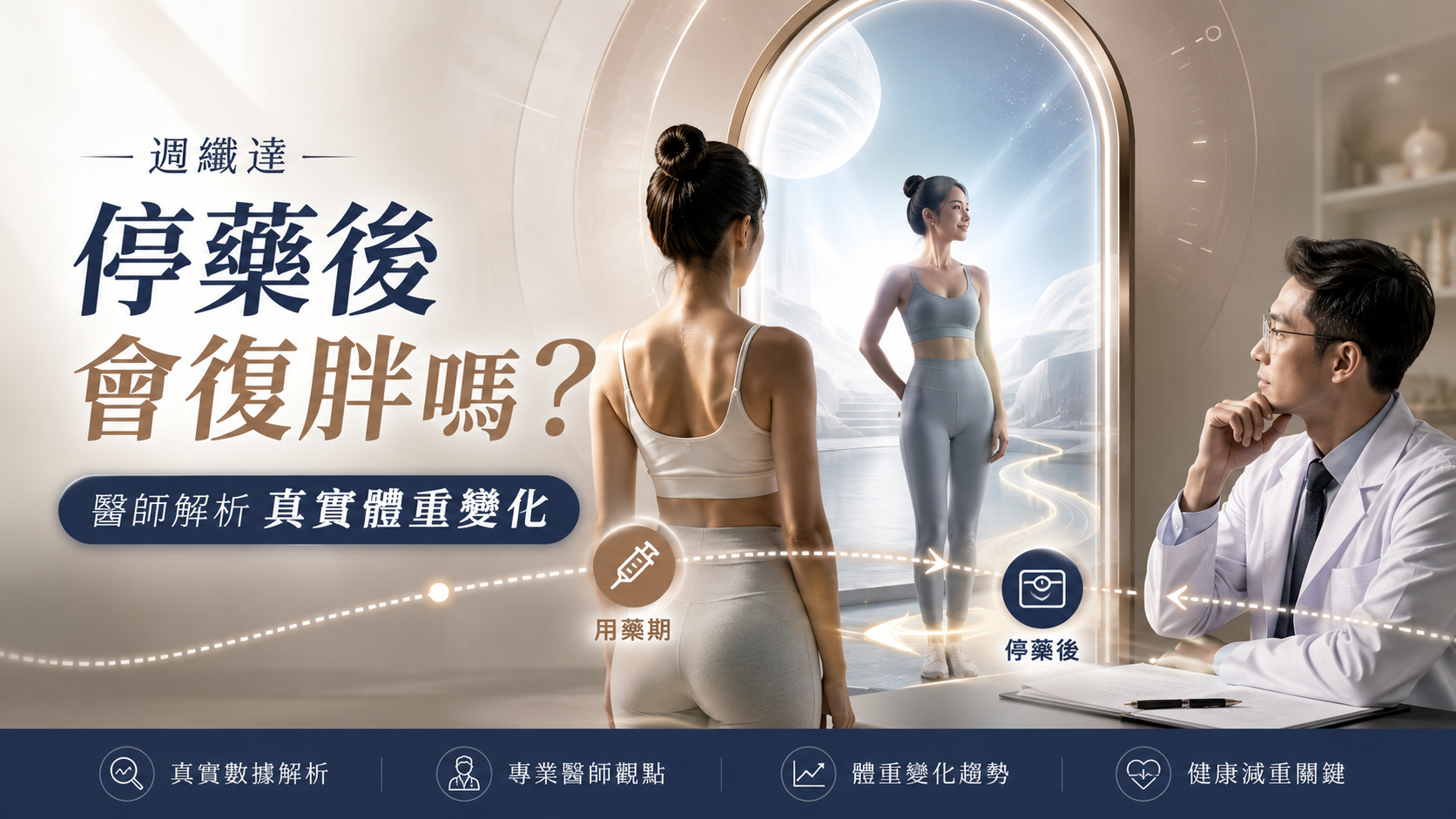 週纖達停藥後會復胖嗎？醫師解析真實體重變化