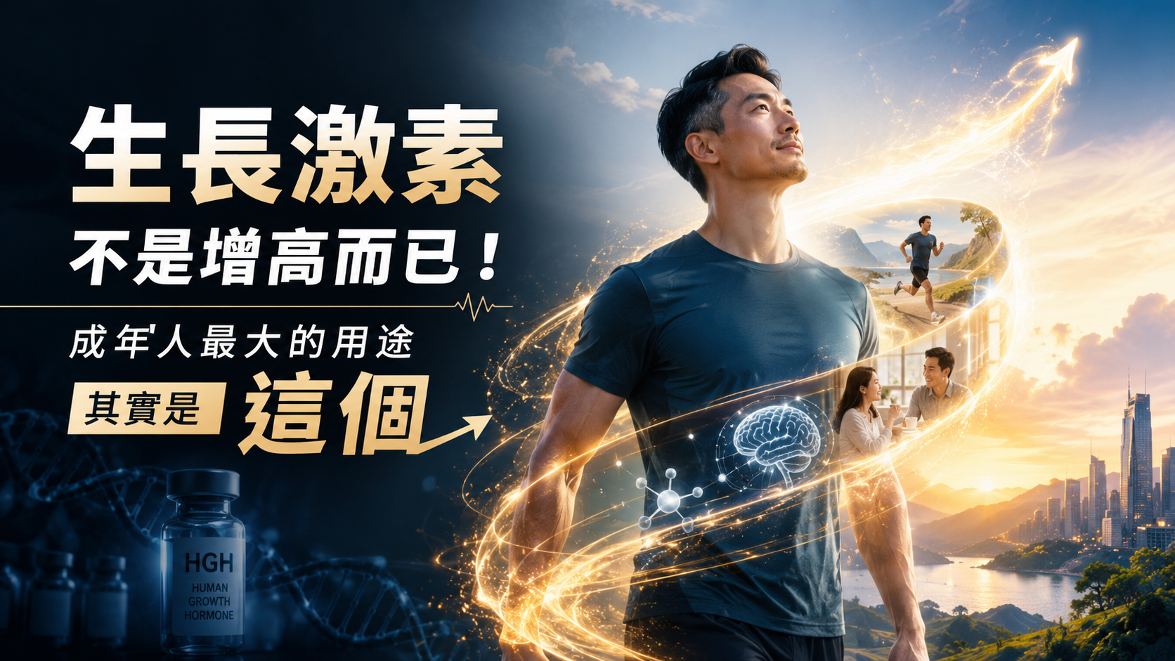 生長激素不是增高而已！成年人最大的用途其實是這個