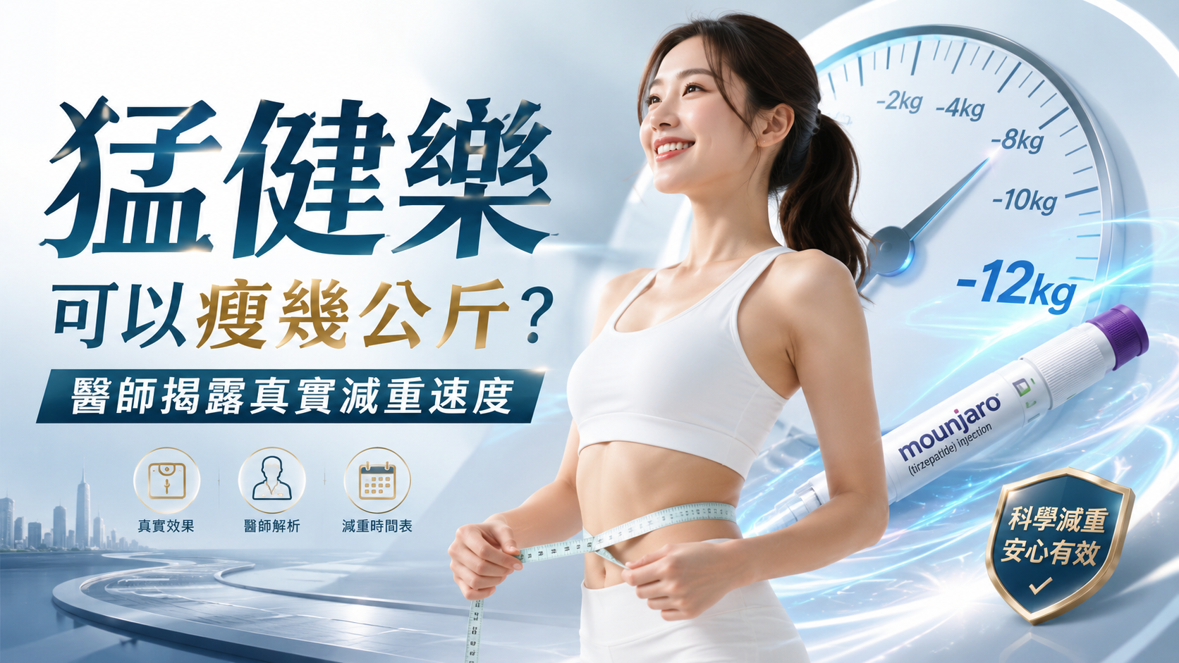 猛健樂可以瘦幾公斤？醫師揭露真實減重速度
