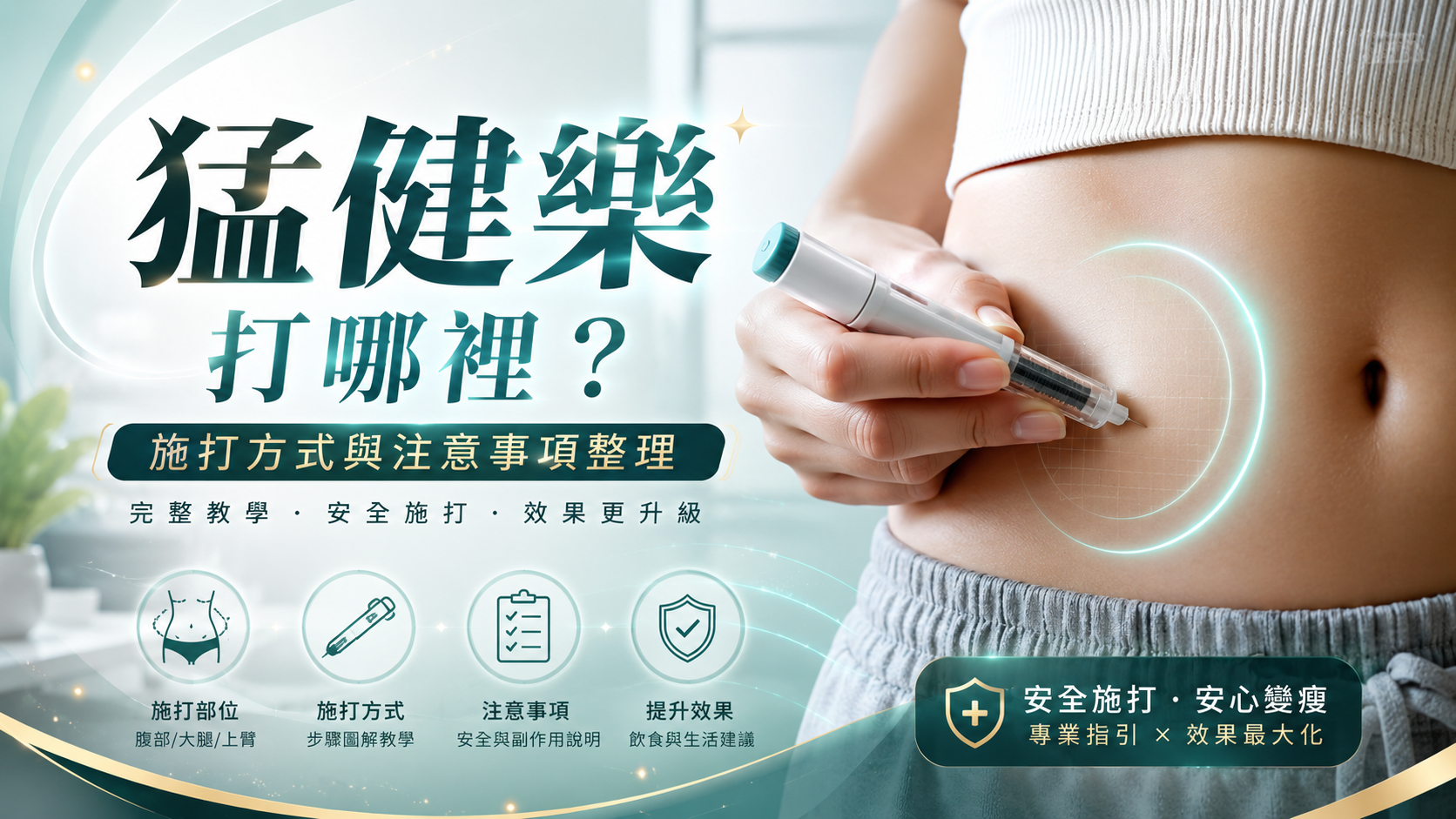 猛健樂打哪裡？施打方式與注意事項整理